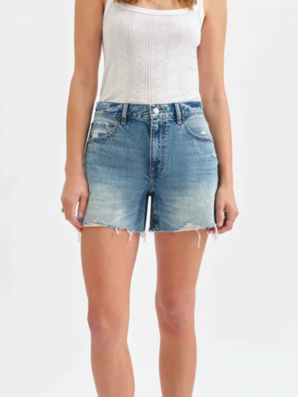 Daze Crossroads Mid Rise Loose Denim Shorts (Current Style!) Size 26